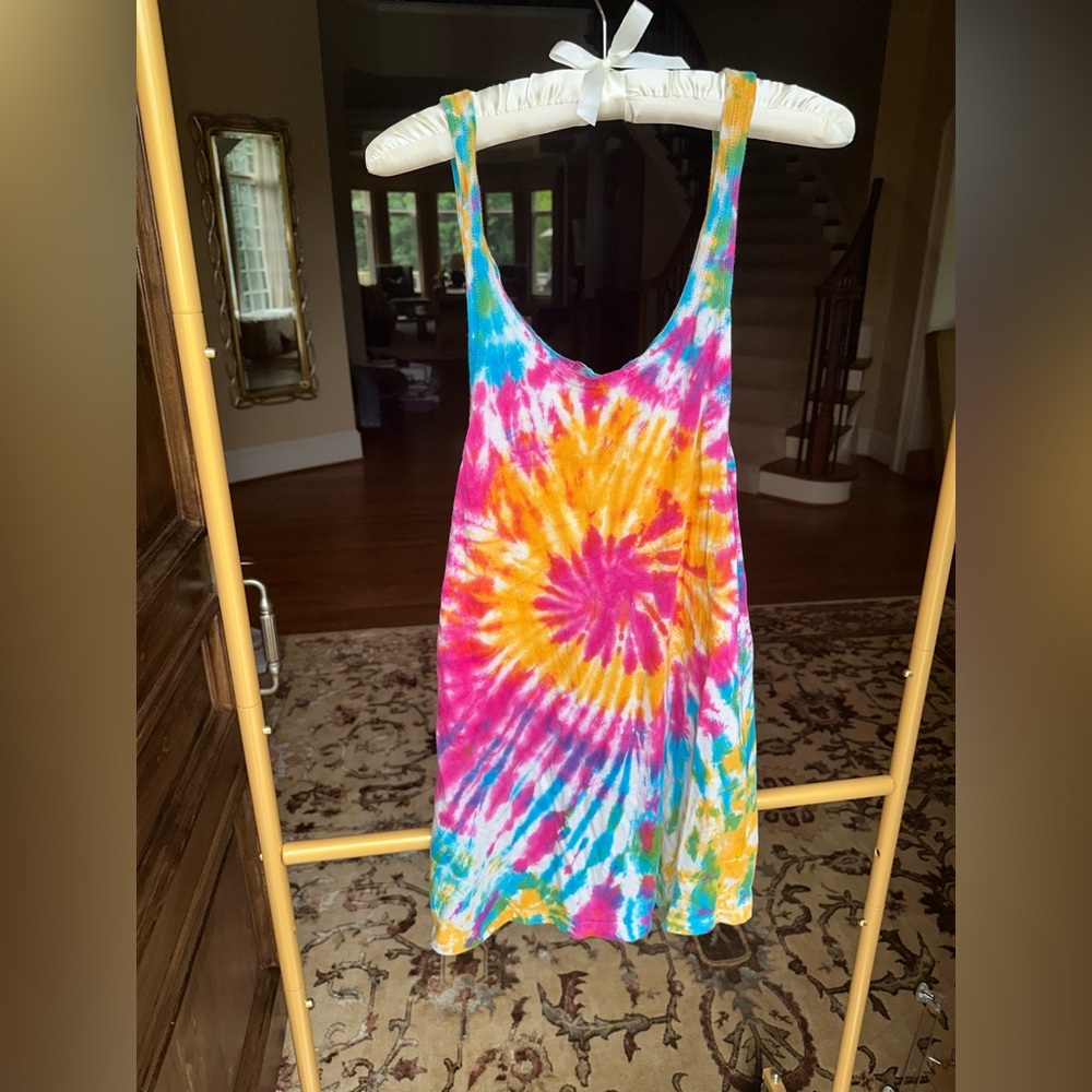 LF TIE DYE HIPPIE DRESS